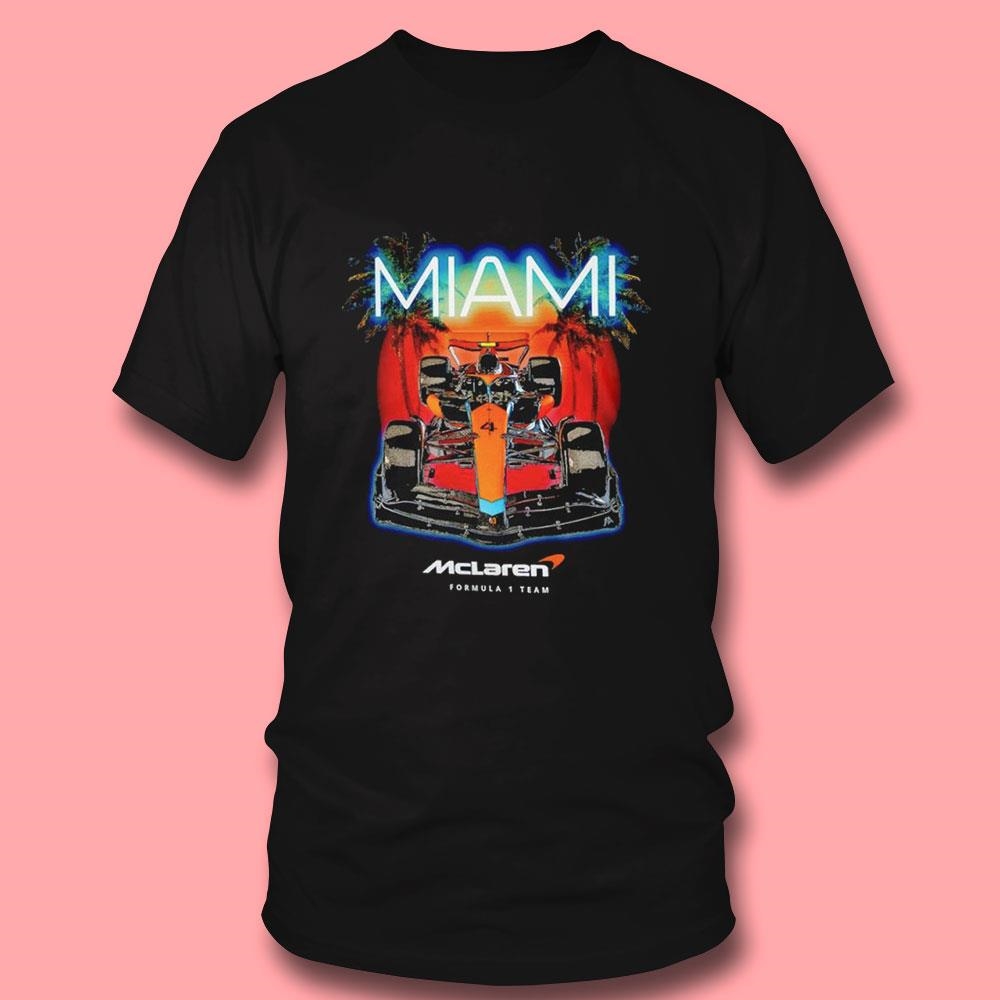 Mclaren F1 Team All Speed Miami Tee Long Sleeve Shirt Mclaren F1 Team All Speed Miami Tee Long Sleeve Shirt