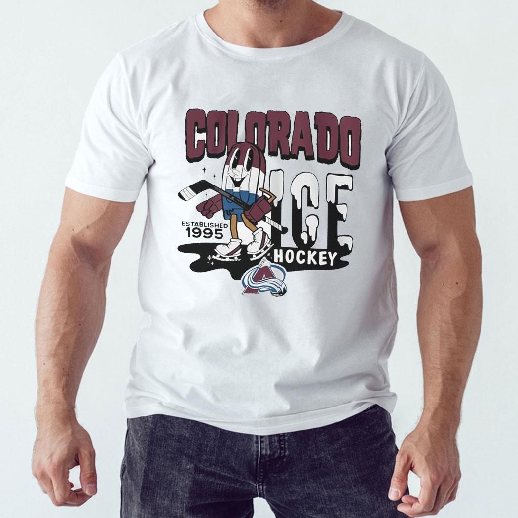 Colorado Avalanche Ice Hockey Shirt Hoodie Ladies Tee