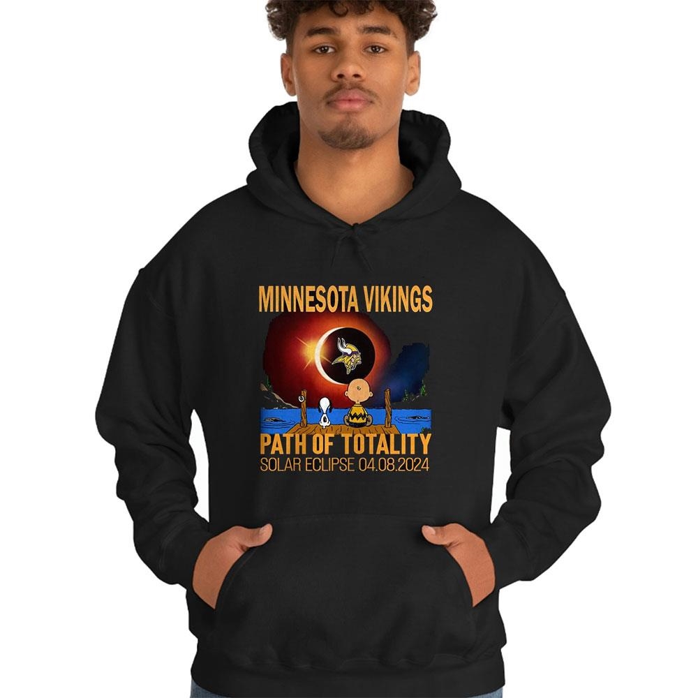 Minnesota Vikings Path Of Totality Solar Eclipse 2024 Shirt Hoodie Ladies Tee Minnesota Vikings Path Of Totality Solar Eclipse 2024 Shirt Hoodie Ladies Tee