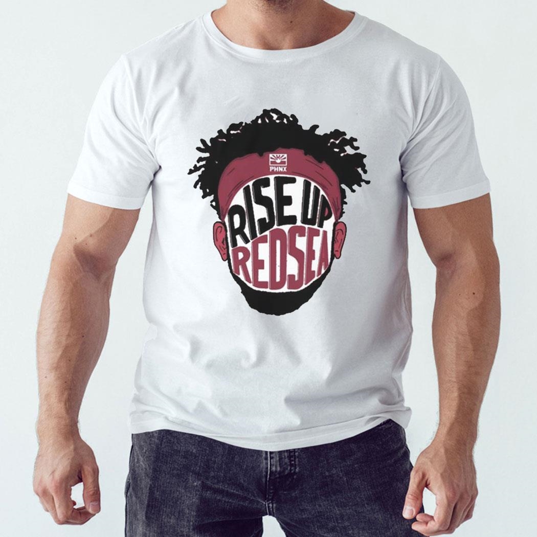 Rise Up Red Sea Face T-shirt Ladies Tee