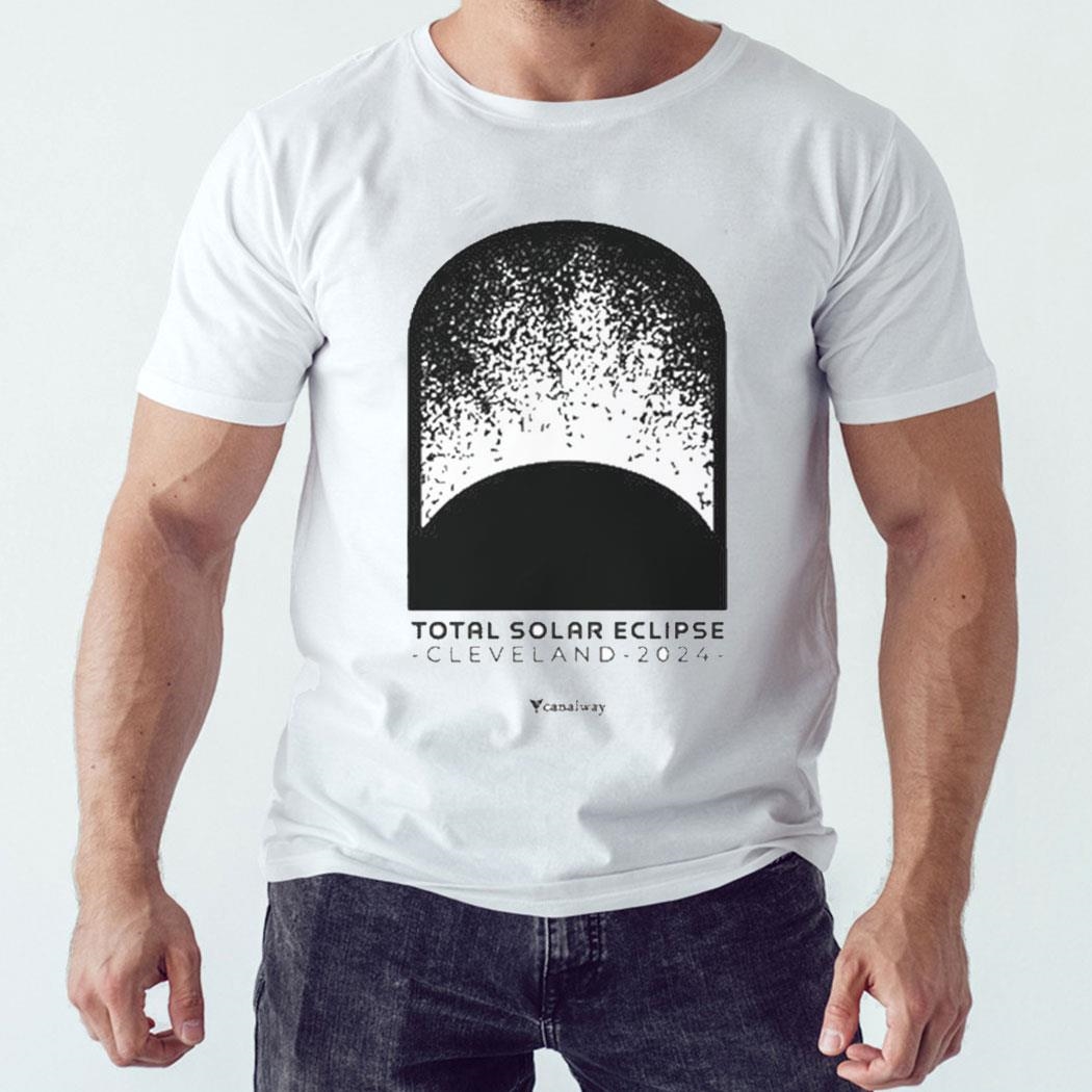 Total Solar Eclipse Cleveland 2024 T-shirt Ladies Tee Total Solar Eclipse Cleveland 2024 T-shirt Ladies Tee