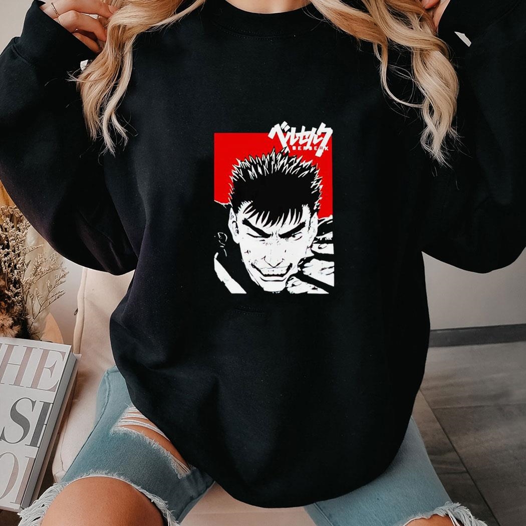 Berserk Guts Bloody Berserk Grimace Shirt