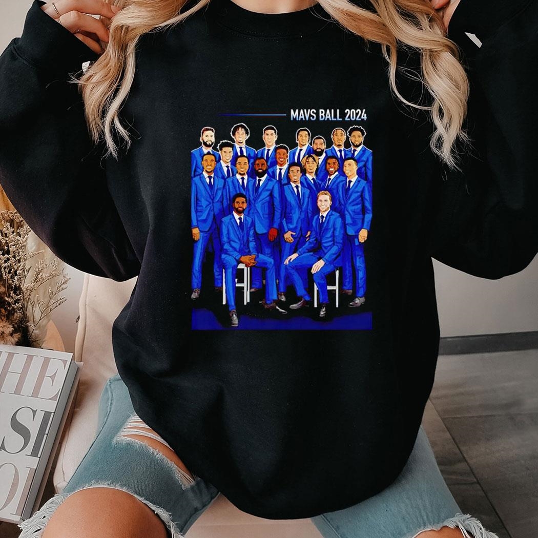 Dallas Mavericks 2024 Players Suited Up Tee Ls Shirt