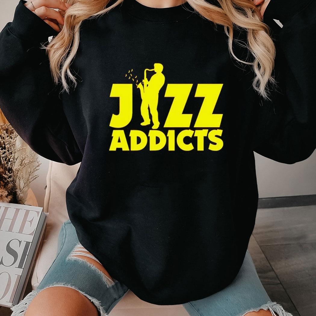 Robert Komaniecki Jazz Addicts With Saxophone Shirt Hoodie