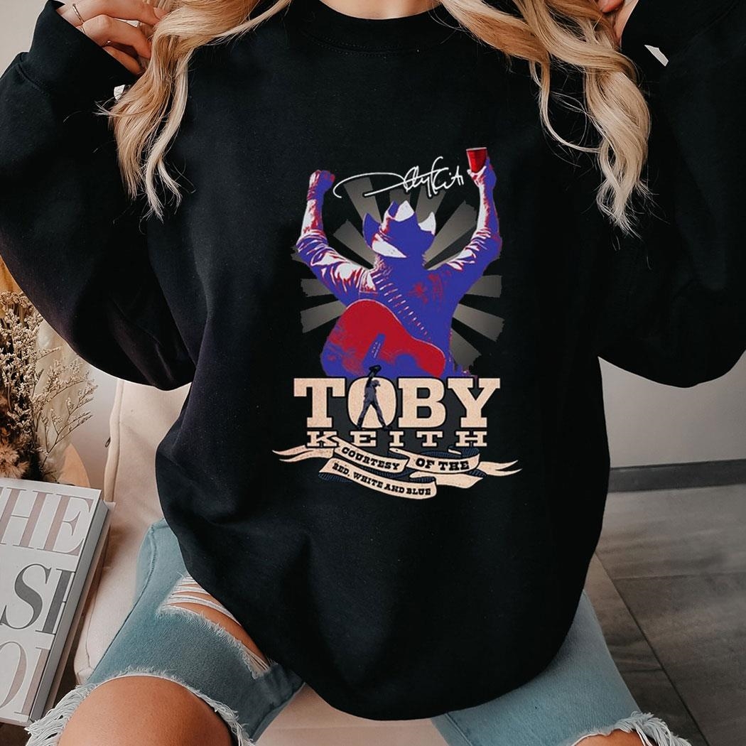 Toby Keith Country Of The Red White And Blue Tee Shirt