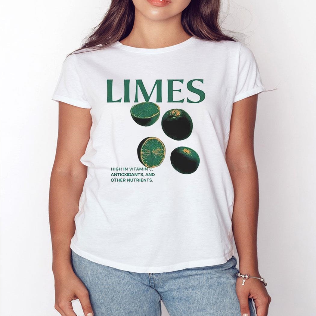 Limes V2 High In Vitamin C Antioxidants And Other Nutrients Shirt Hoodie