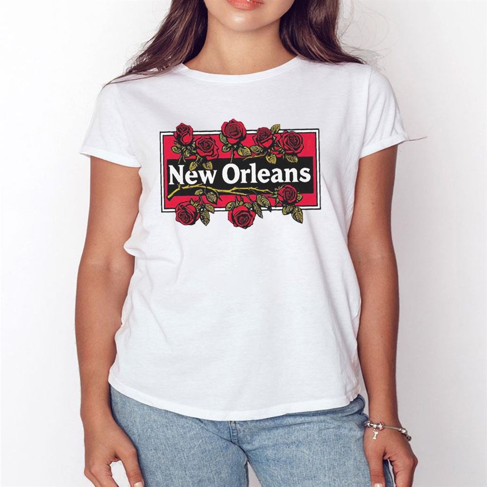 New Orleans Roses Logo Shirt Hoodie