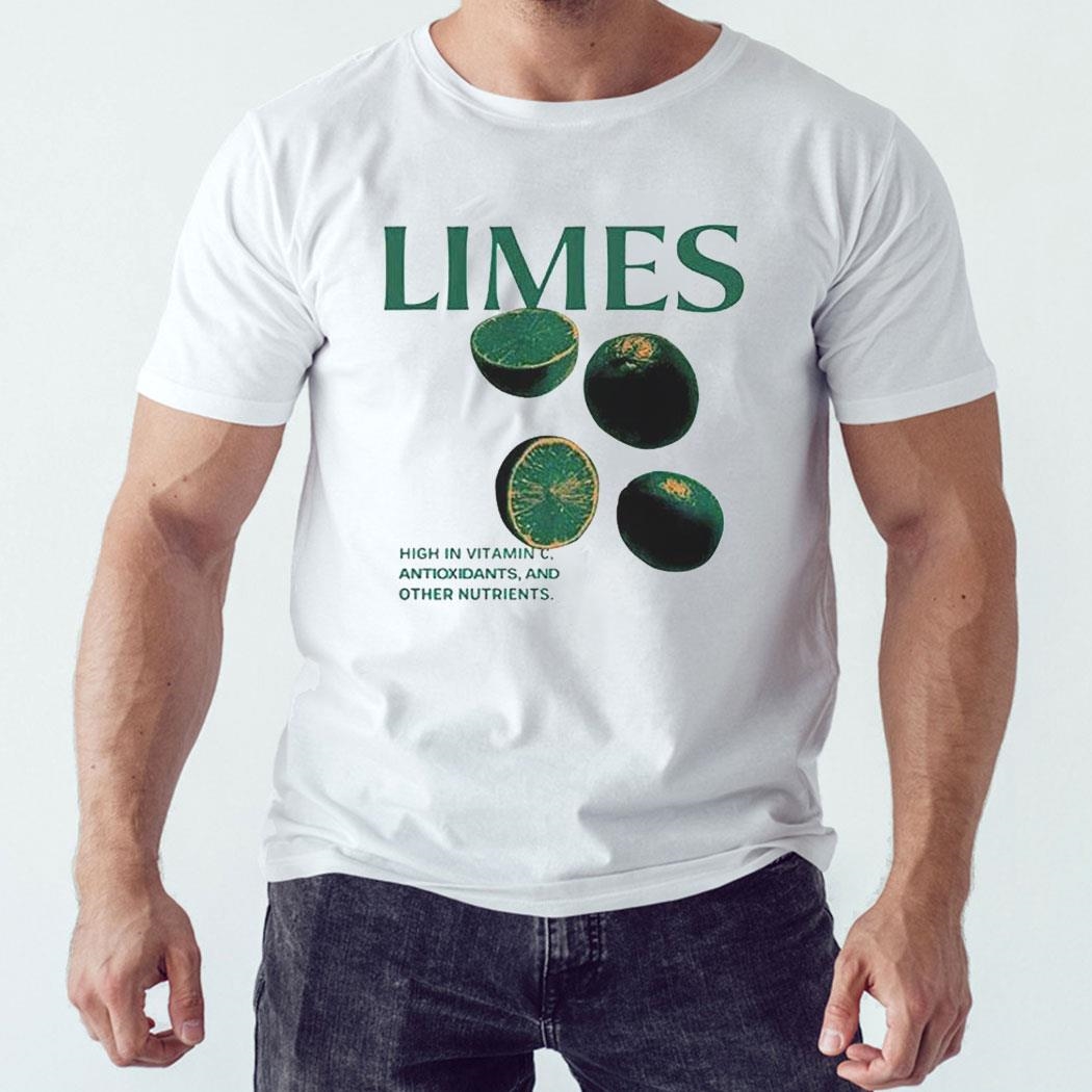 Limes V2 High In Vitamin C Antioxidants And Other Nutrients Shirt Hoodie