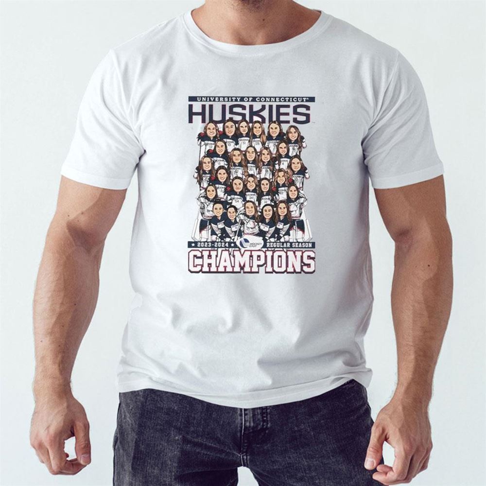 Uconn Huskies 2023 2024 Hockey East Regular Season Champions Shirt Hoodie Uconn Huskies 2023 2024 Hockey East Regular Season Champions Shirt Hoodie