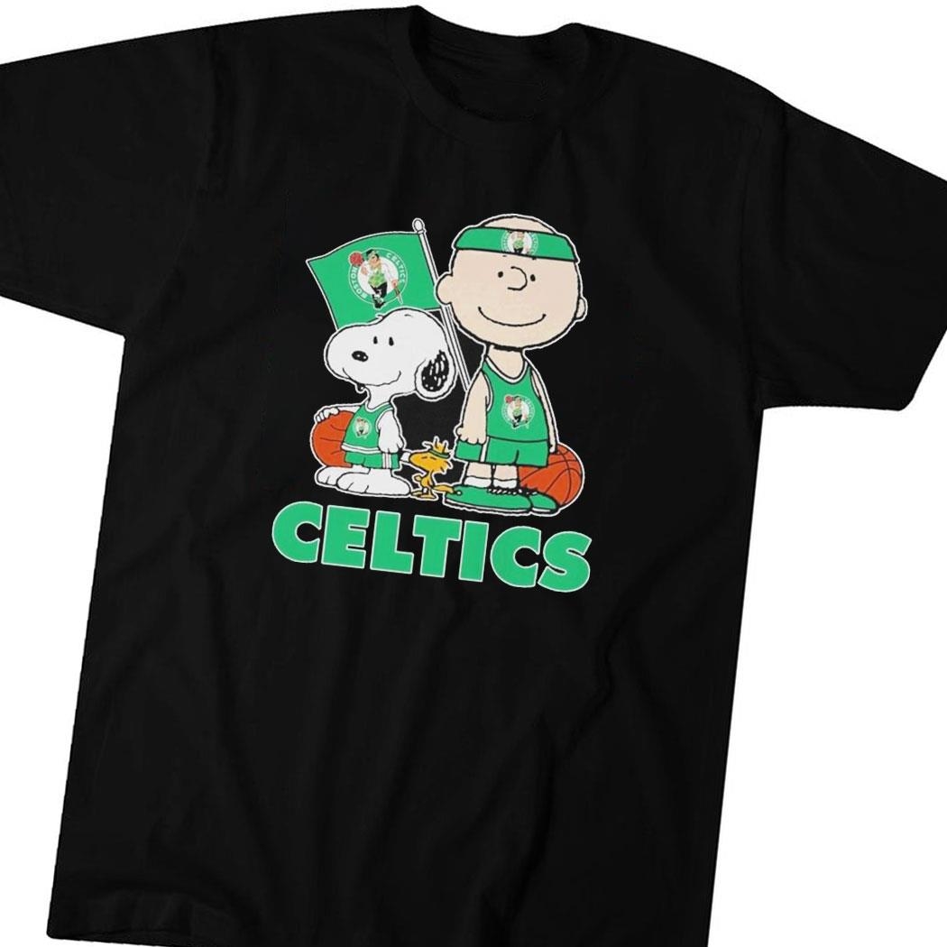 Boston Celtics Basketball Snoopy Peanuts Charlie Brown Shirt Hoodie