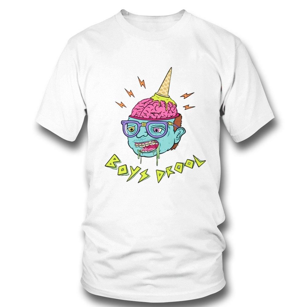 Boys Drool Ice Cream Brain Shirt Hoodie