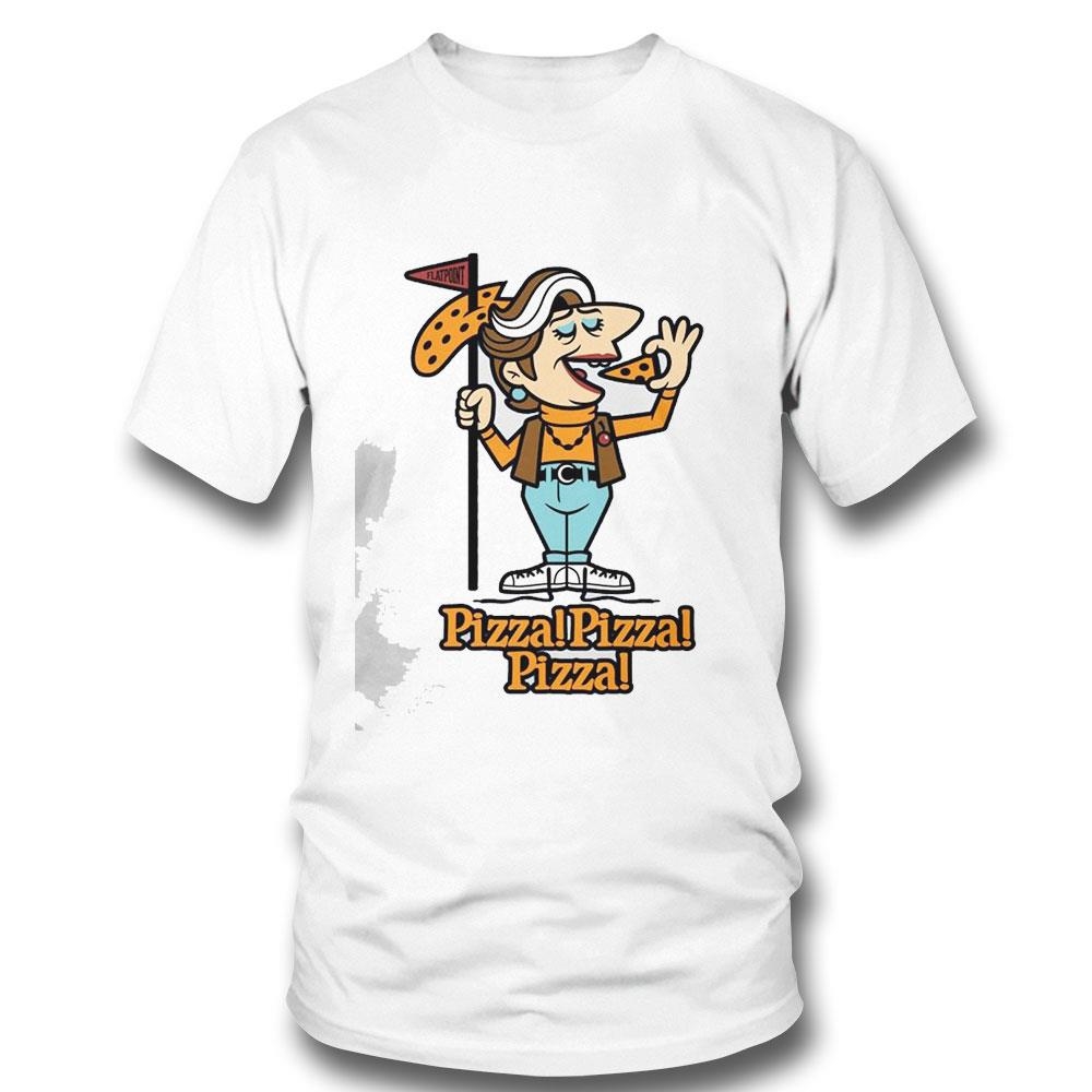 Flatpoint Pizza Pizza Pizza Women Eating Shirt Hoodie
