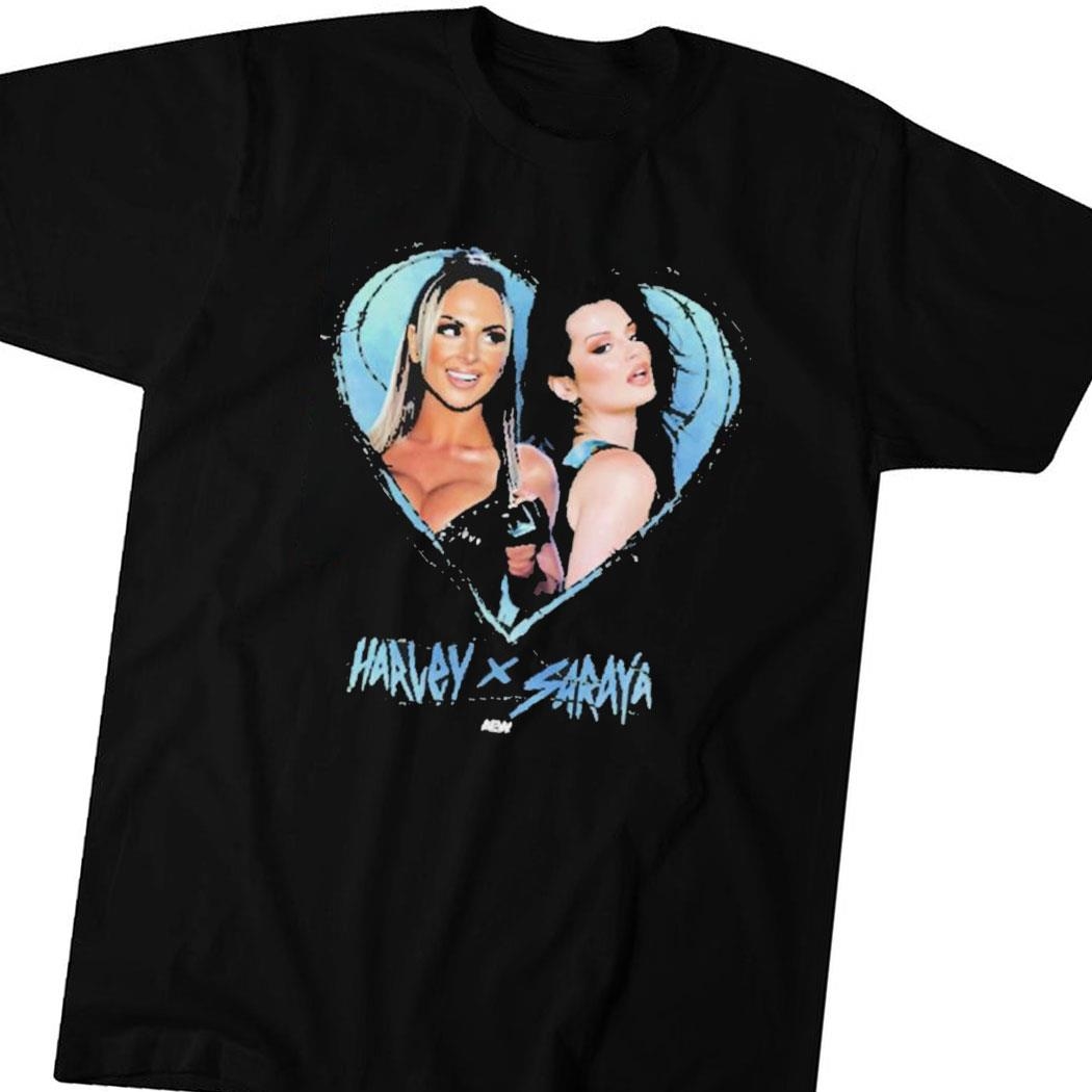 Harley Cameron X Saraya Barbed Wire Shirt Hoodie Ladies Tee