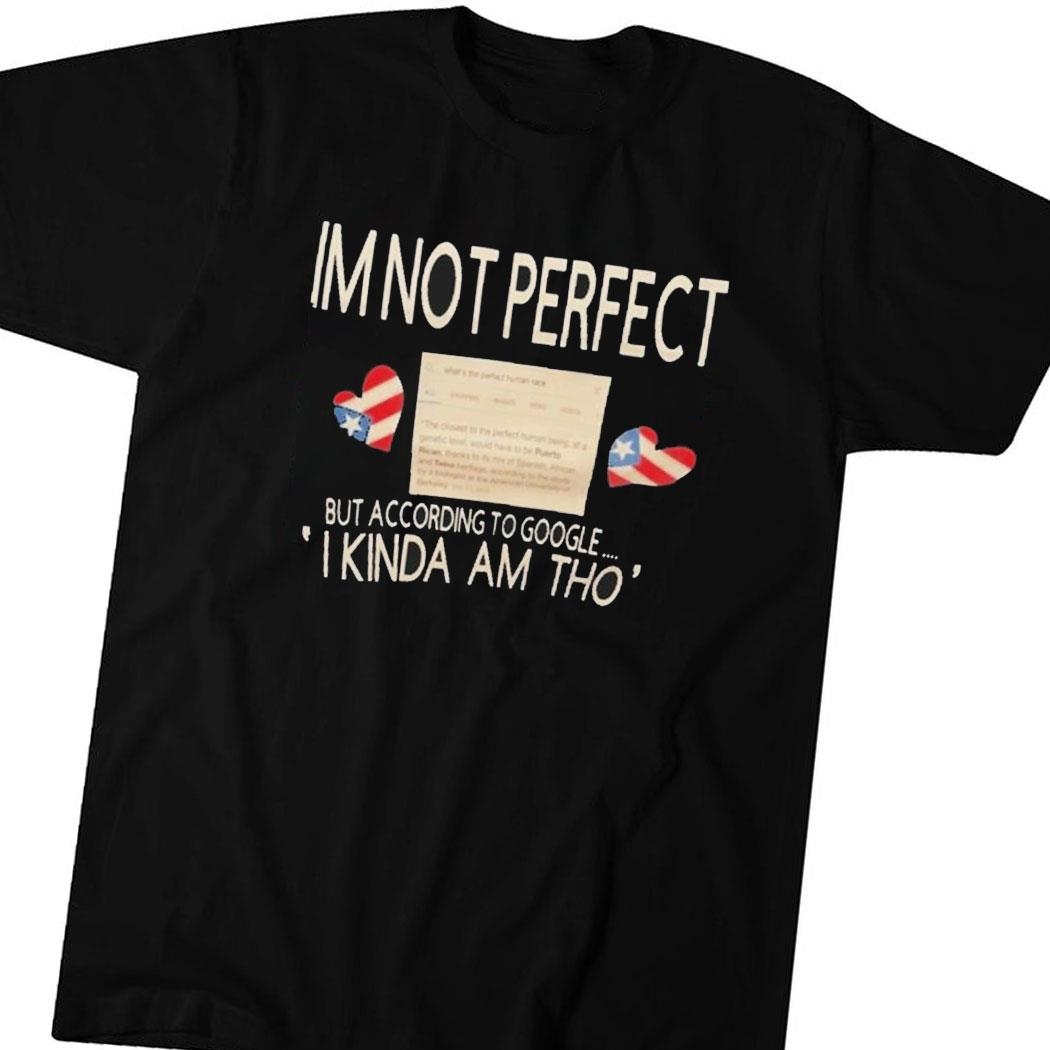 Im Not Perfect But According To Google Kinda Am Tho Shirt Hoodie Ladies Tee