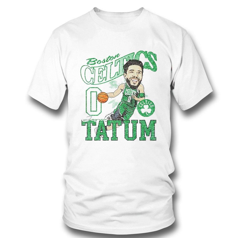 Jayson Tatum Boston Celtics New Era Caricature Player Shirt Hoodie Jayson Tatum Boston Celtics New Era Caricature Player Shirt Hoodie