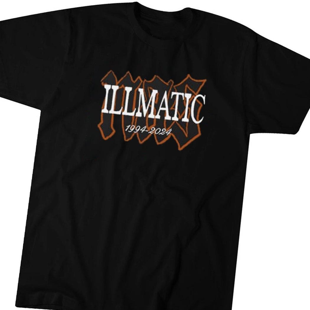 Nasir Jones 30 Years Of Illmatic 1994-2024 Shirt Hoodie Ladies Tee