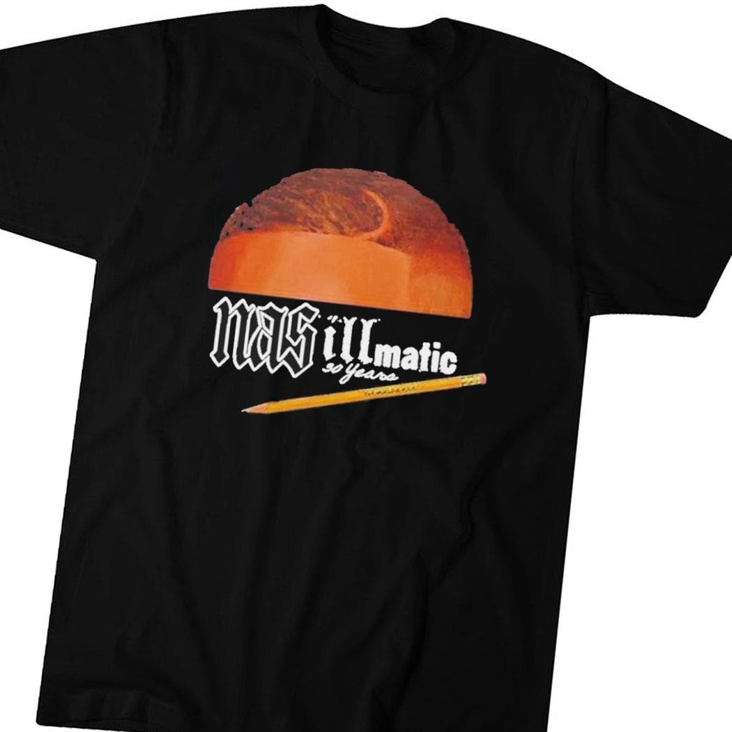 Nasir Jones 30 Years Of Illmatic Shirt Hoodie Ladies Tee
