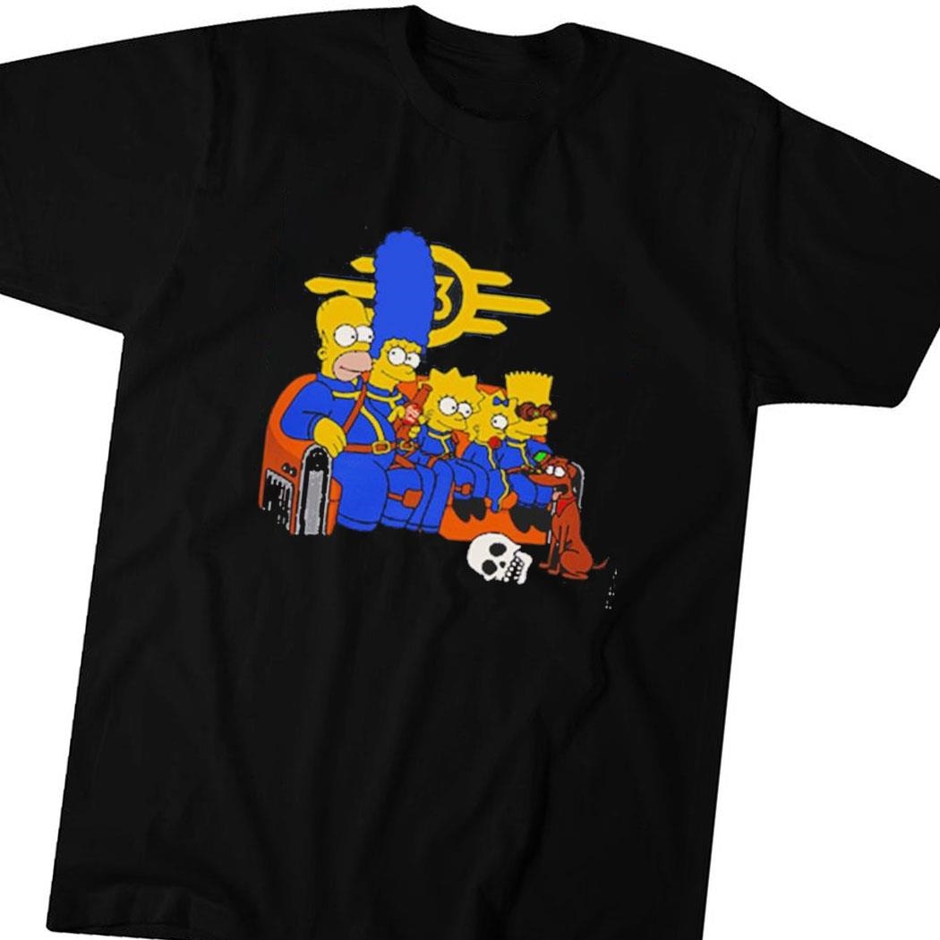 Nuclear Family The Simpsons Shirt Hoodie Ladies Tee