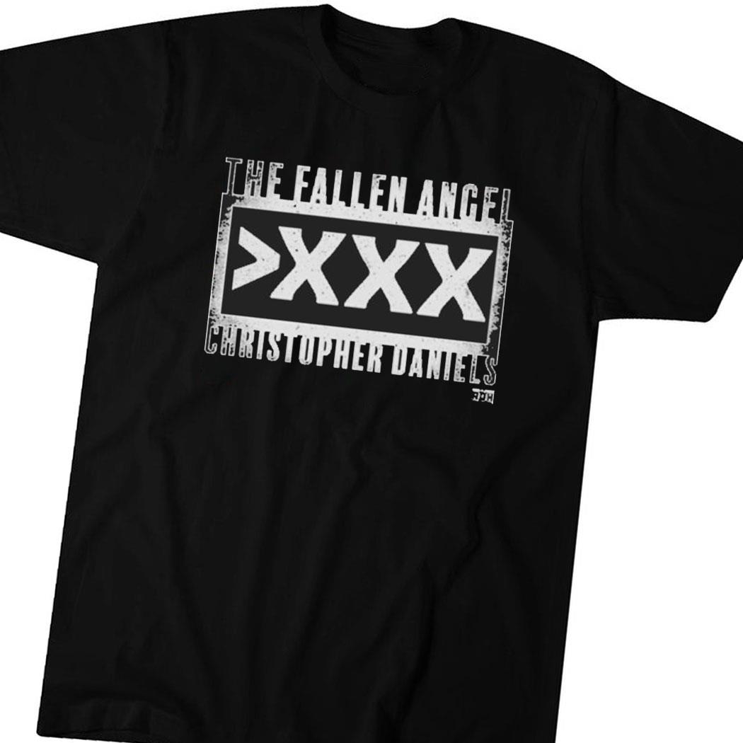 The Fallen Angel Christopher Daniels Xxx Logo Shirt Hoodie Ladies Tee
