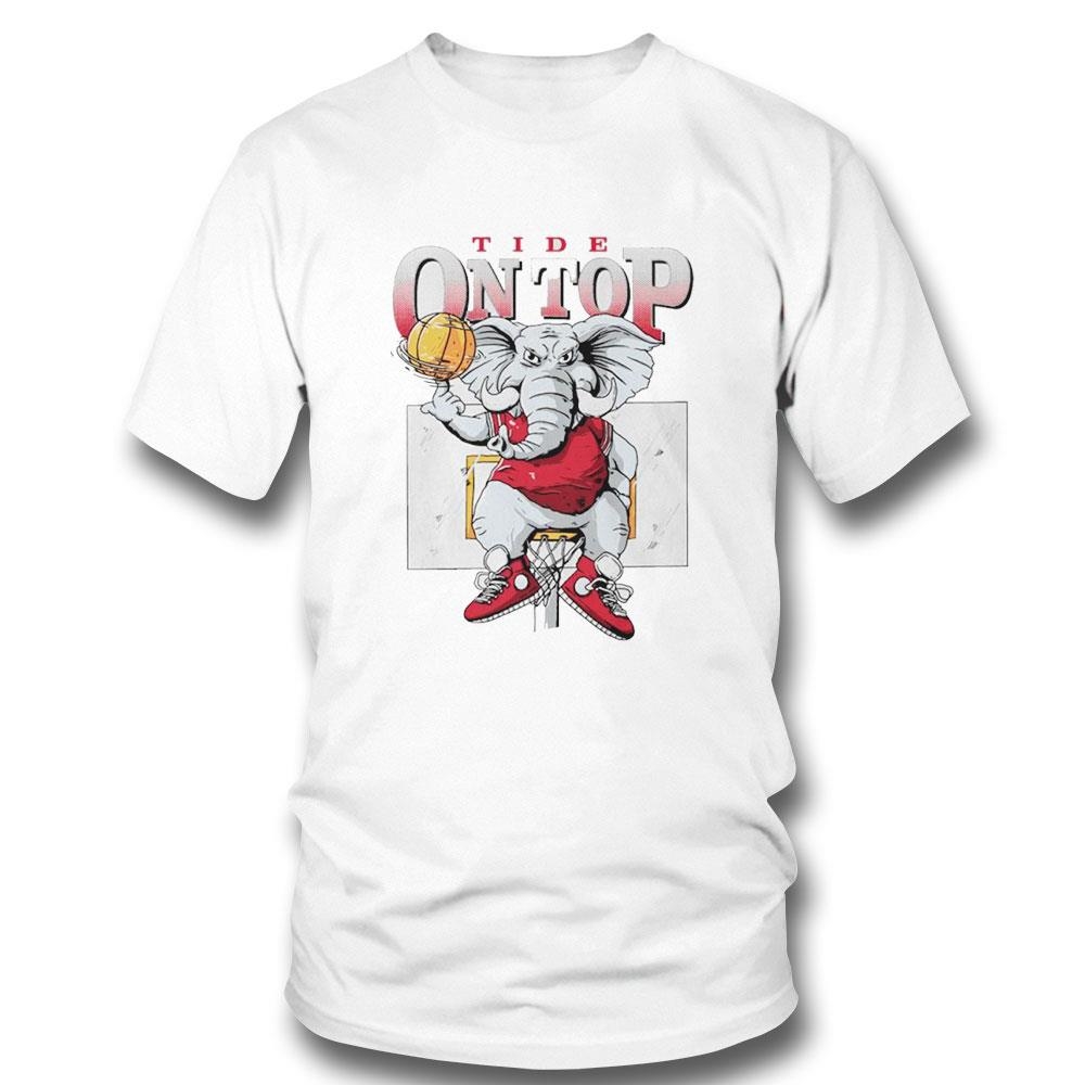 Tide On Top The Elephant Alabama Crimson Tide Basketball Shirt