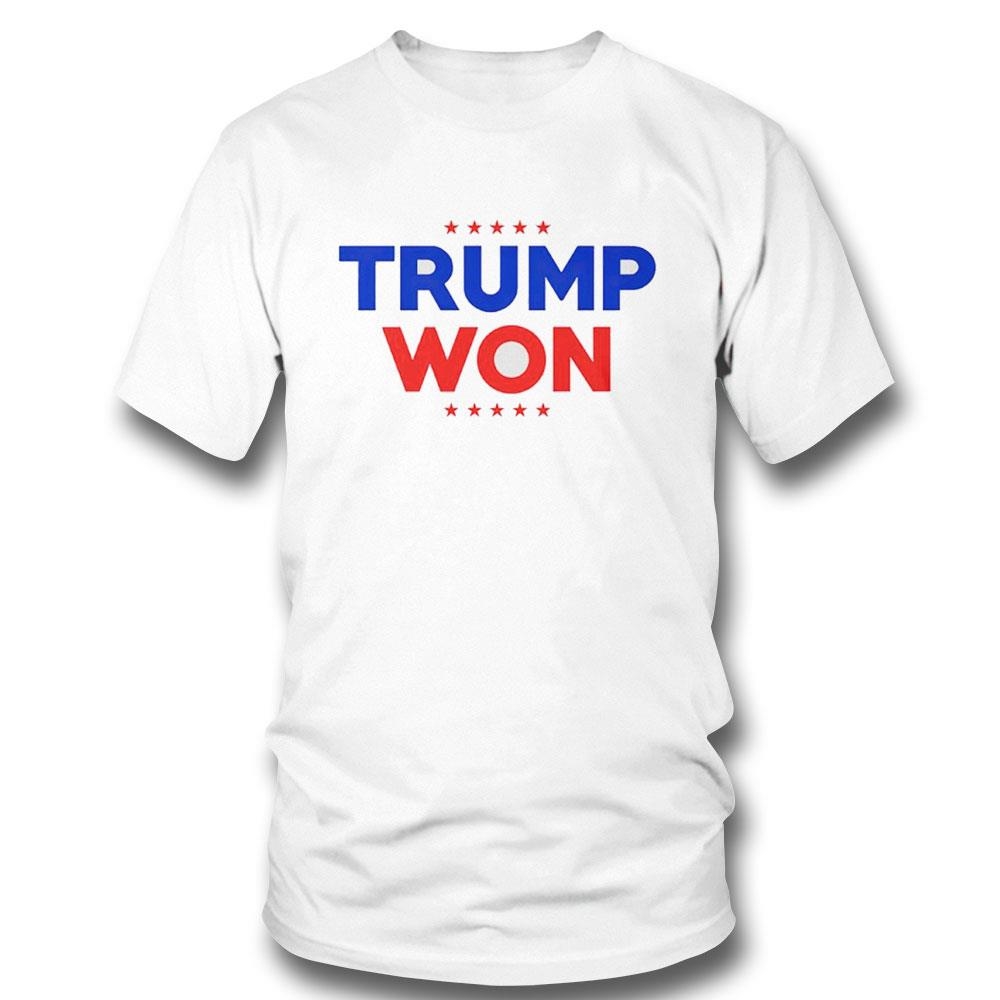 Travis Kelce Wearing Trump Won Shirt