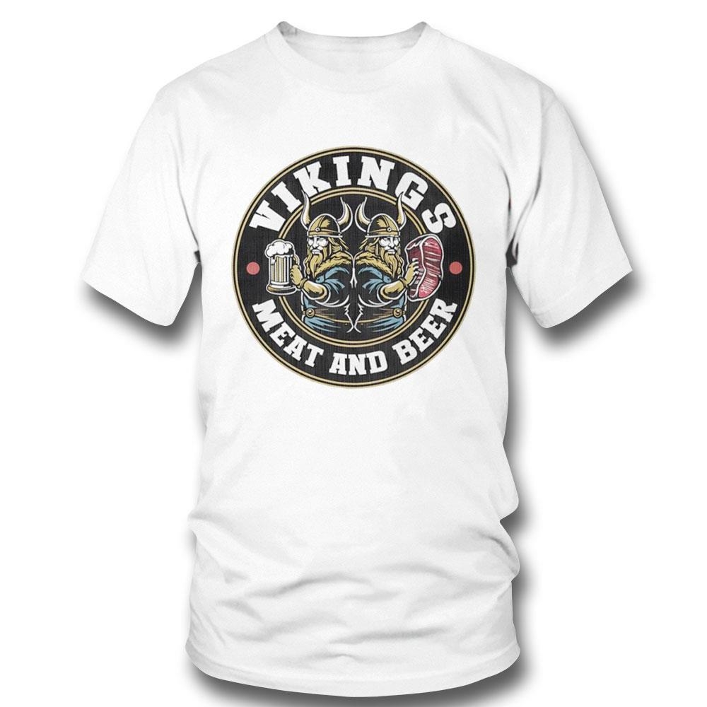 Vikings Meat And Beer Logo Shirt Hoodie