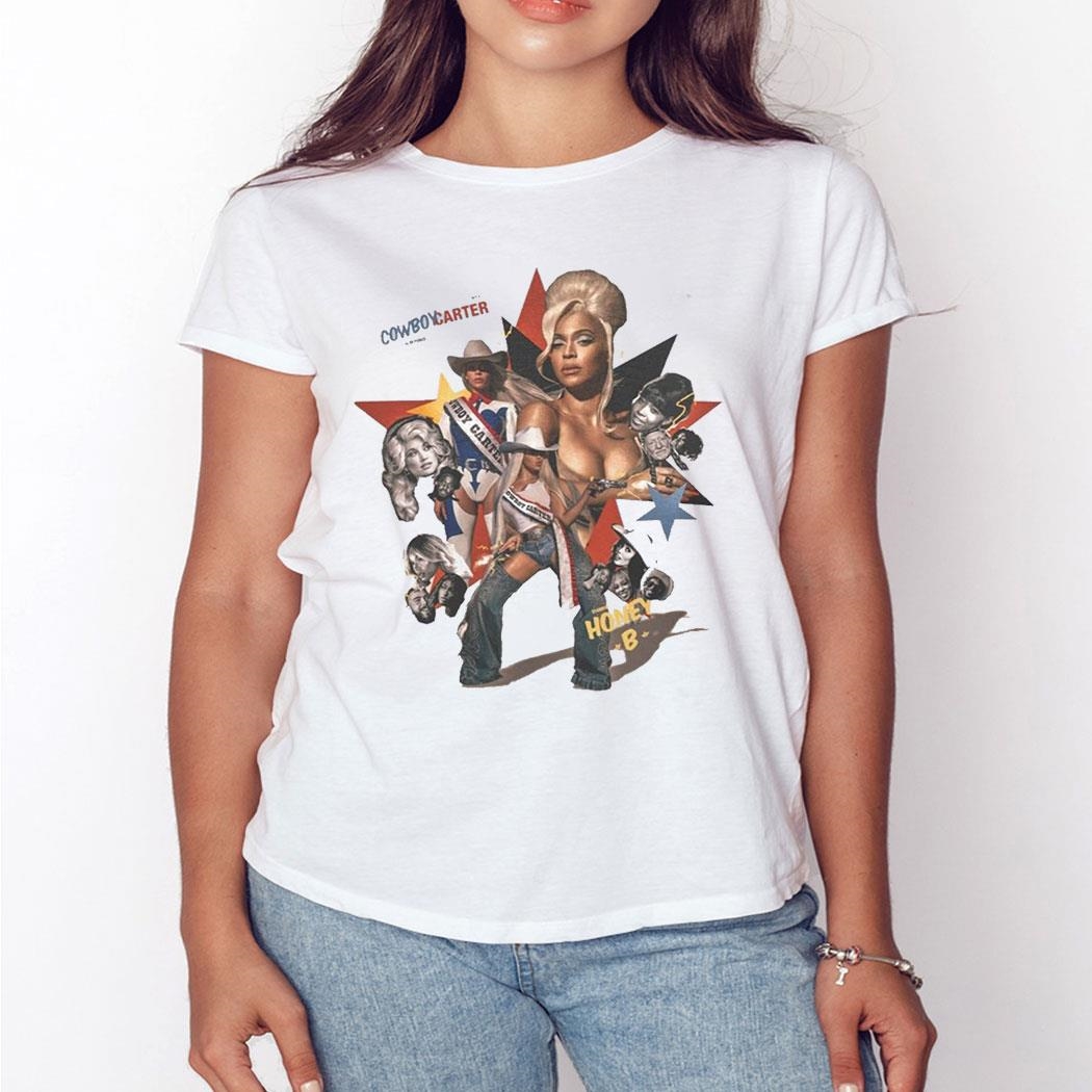Cowboy Carter Beyonce Starring The Honey B Aiden Prince Act Ii Shirt Cowboy Carter Beyonce Starring The Honey B Aiden Prince Act Ii Shirt