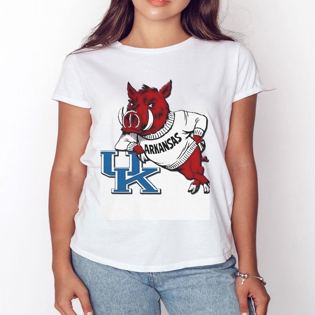 Kentucky Wildcats With Arkansas Razorbacks Logo Shirt Hoodie Kentucky Wildcats With Arkansas Razorbacks Logo Shirt Hoodie