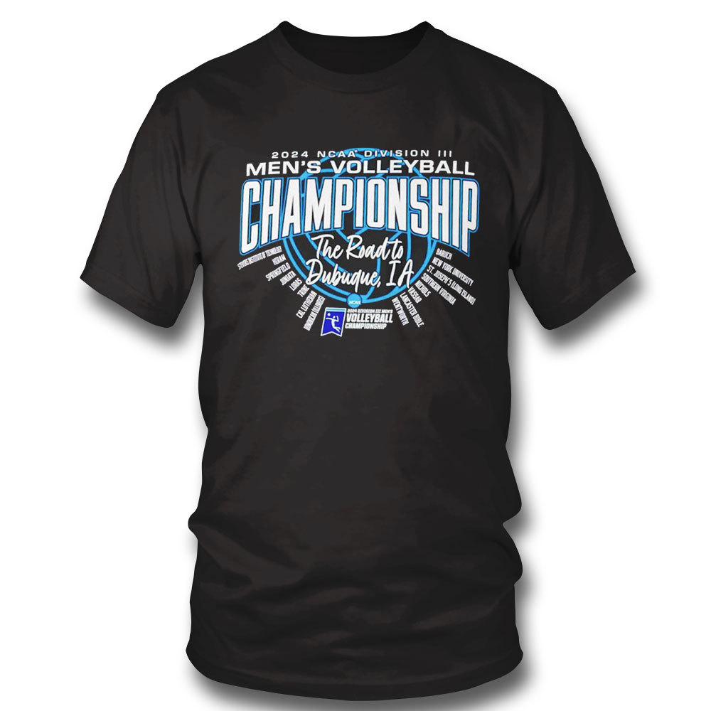 2024 Ncaa Division Iii Men’s Volleyball Championship The Road To Dubuque Ia Shirt Hoodie