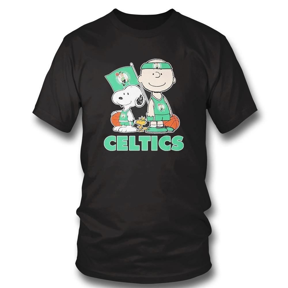 Boston Celtics Basketball Snoopy Peanuts Charlie Brown Shirt Hoodie