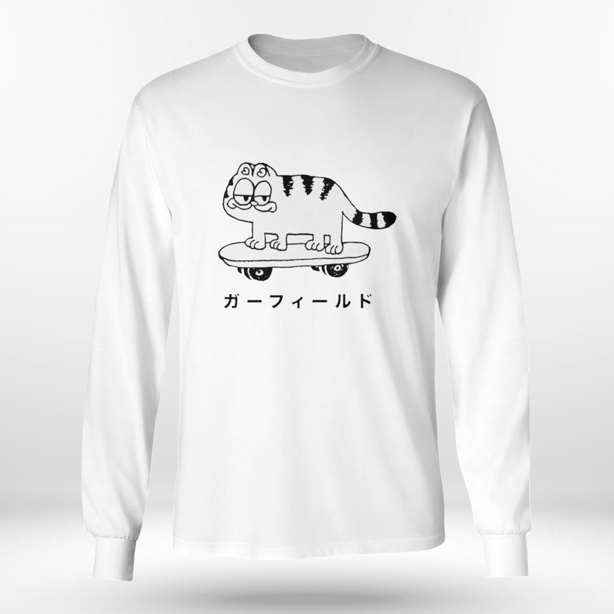 Garfield Skateboard Shirt Hoodie Garfield Skateboard Shirt Hoodie