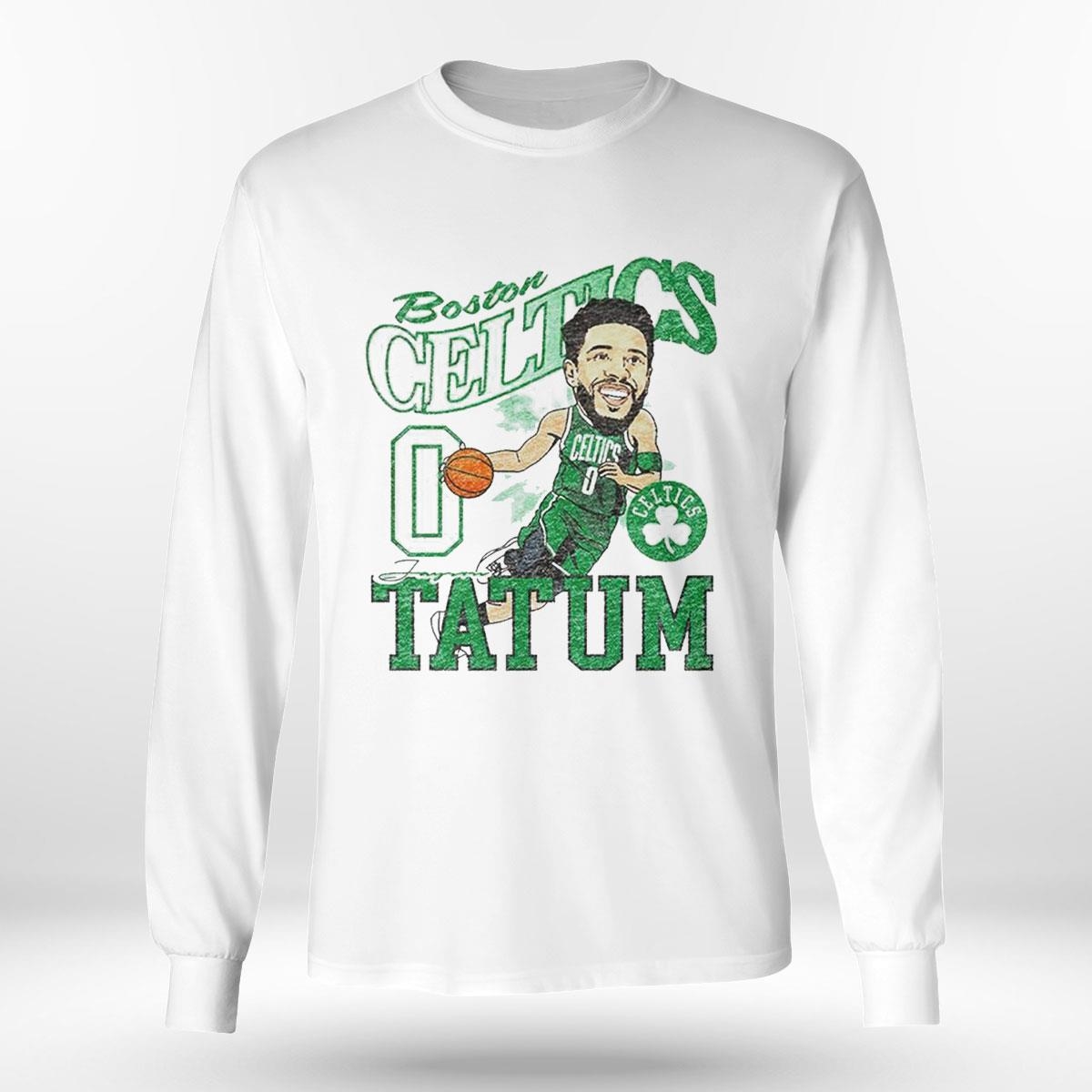 Jayson Tatum Boston Celtics New Era Caricature Player Shirt Hoodie Jayson Tatum Boston Celtics New Era Caricature Player Shirt Hoodie