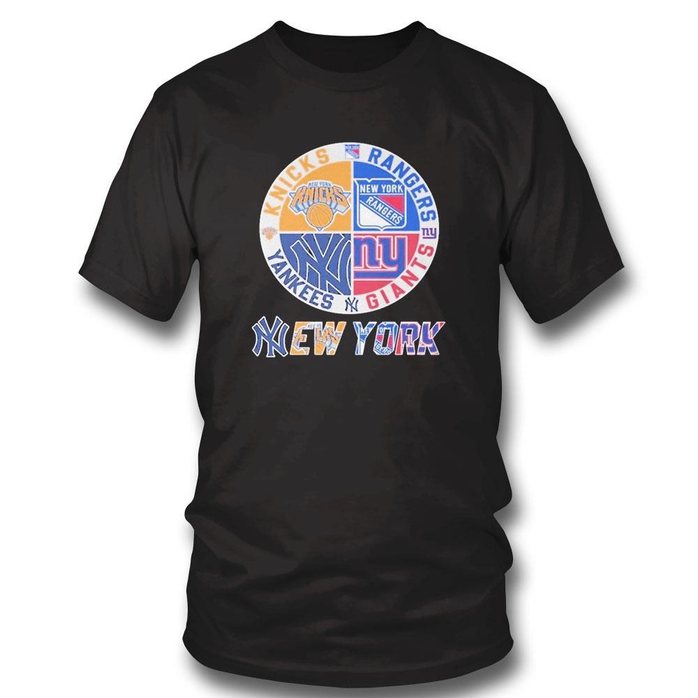 New York Knicks Ny Giants Ny Yankees Ny Rangers Sport State Shirt Hoodie