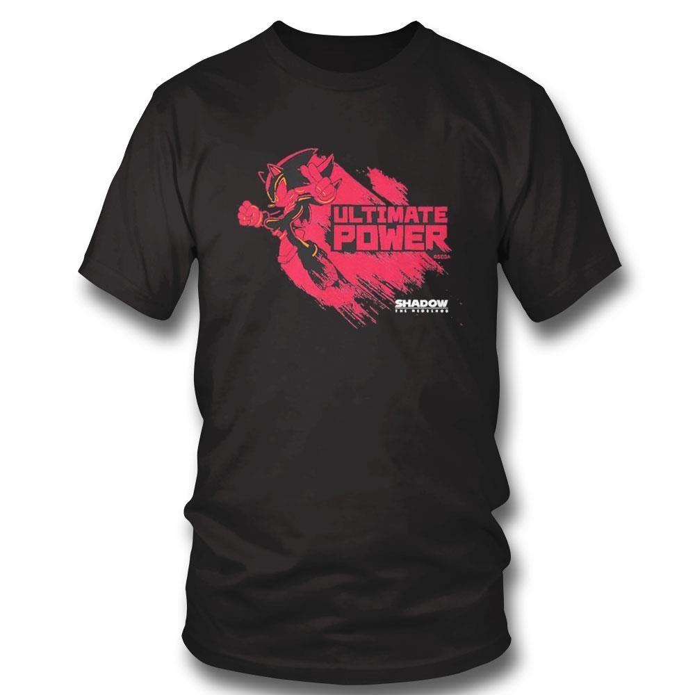 Ultimate Power Sega Shadow The Hedgehog Shirt Hoodie Ladies Tee Ultimate Power Sega Shadow The Hedgehog Shirt Hoodie Ladies Tee