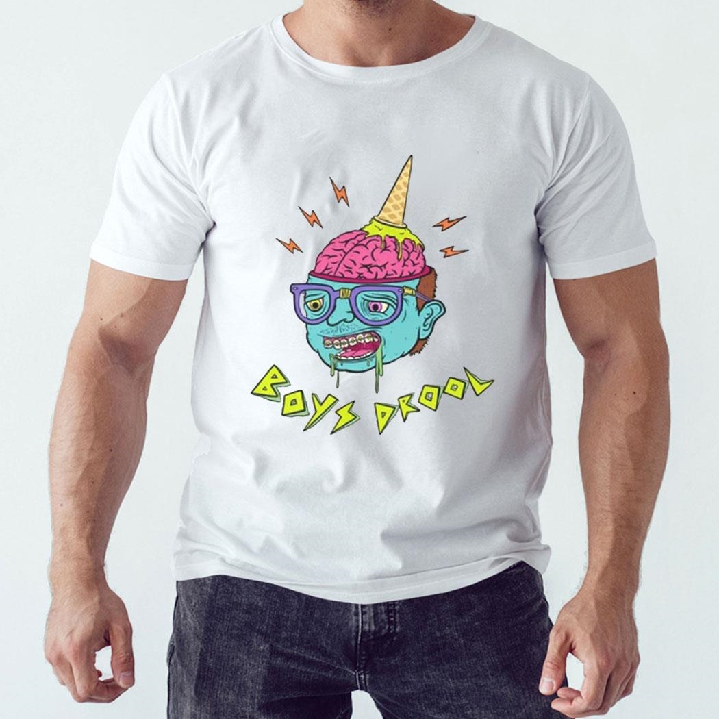 Boys Drool Ice Cream Brain Shirt Hoodie Boys Drool Ice Cream Brain Shirt Hoodie