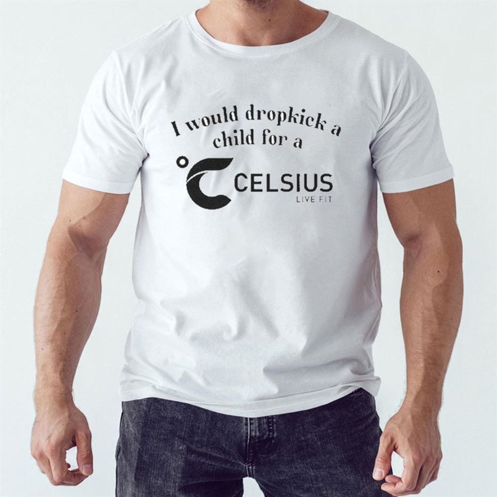 I Would Dropkick A Child For A Celsius Energy Shirt Hoodie
