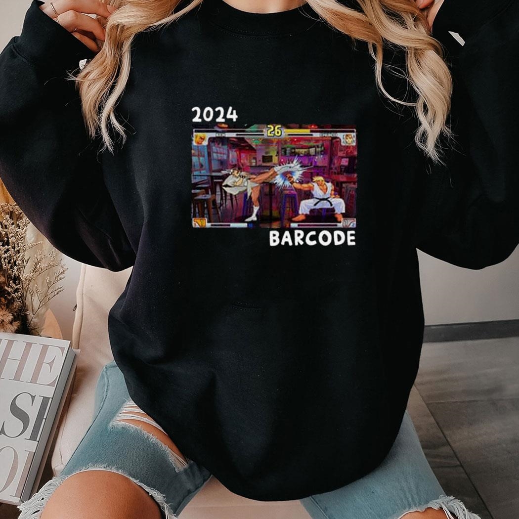 Barcode Street Fighter 3rd Strike Shirt Hoodie