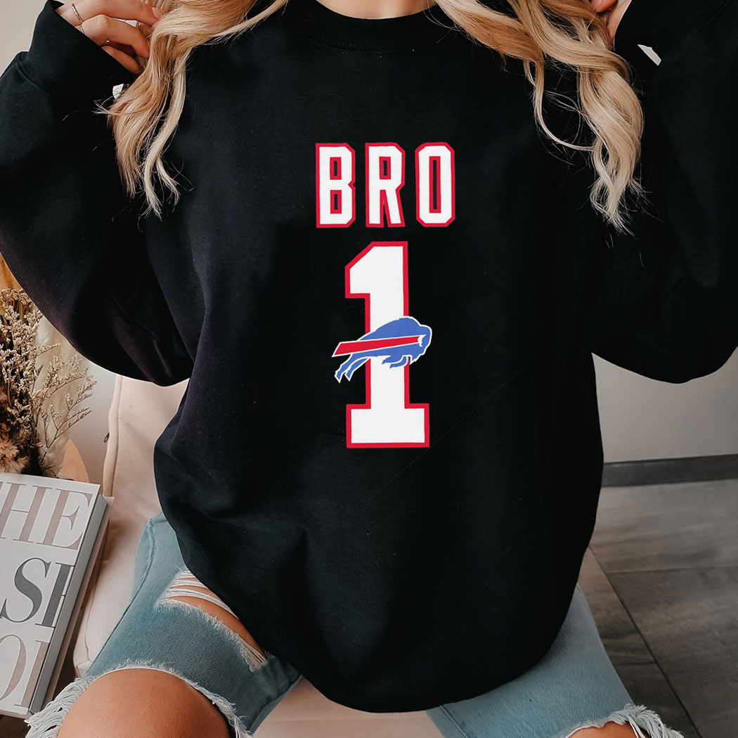 Buffalo Bills Number 1 Bro Shirt Hoodie Buffalo Bills Number 1 Bro Shirt Hoodie