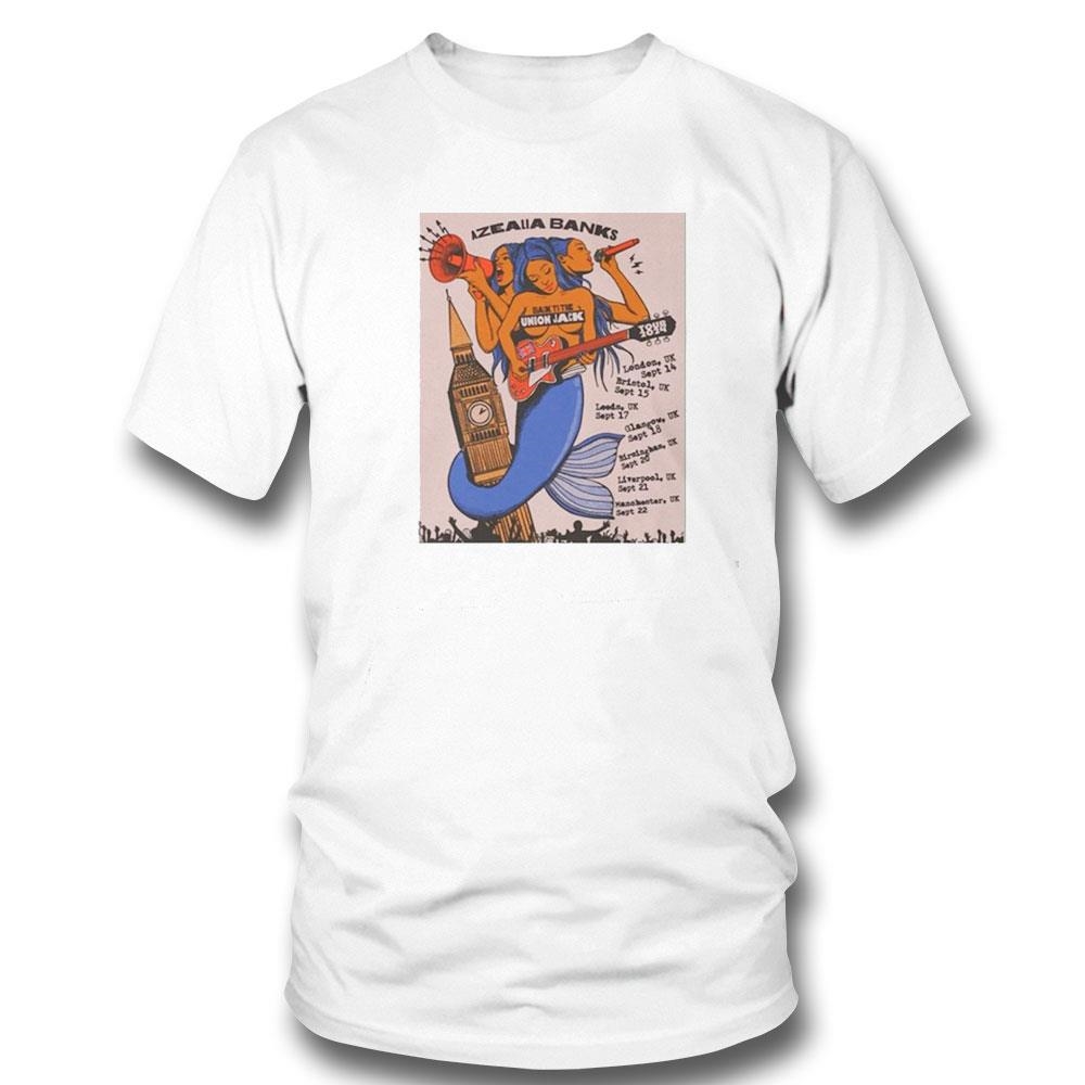 Azealia Banks Back To The Union Jack Shirt Hoodie Ladies Tee