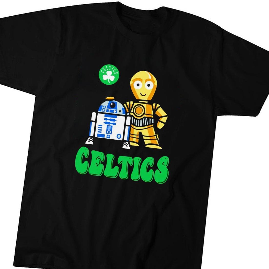 Boston Celtics And Infant Star Wars Basketball Tee Hoodie Ls Shirt
