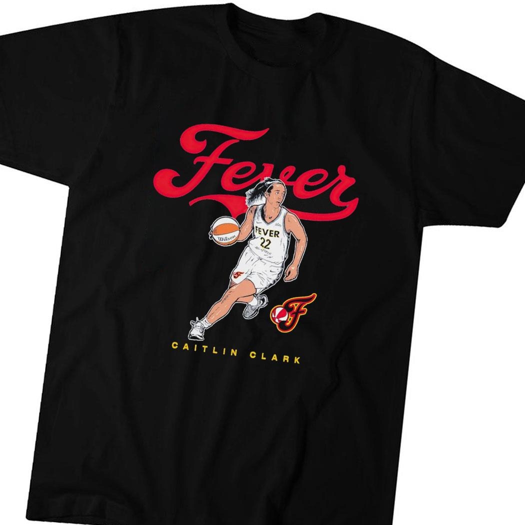 Caitlin Clark Indiana Fever Motion 2024 Tee Hoodie Ls Shirt