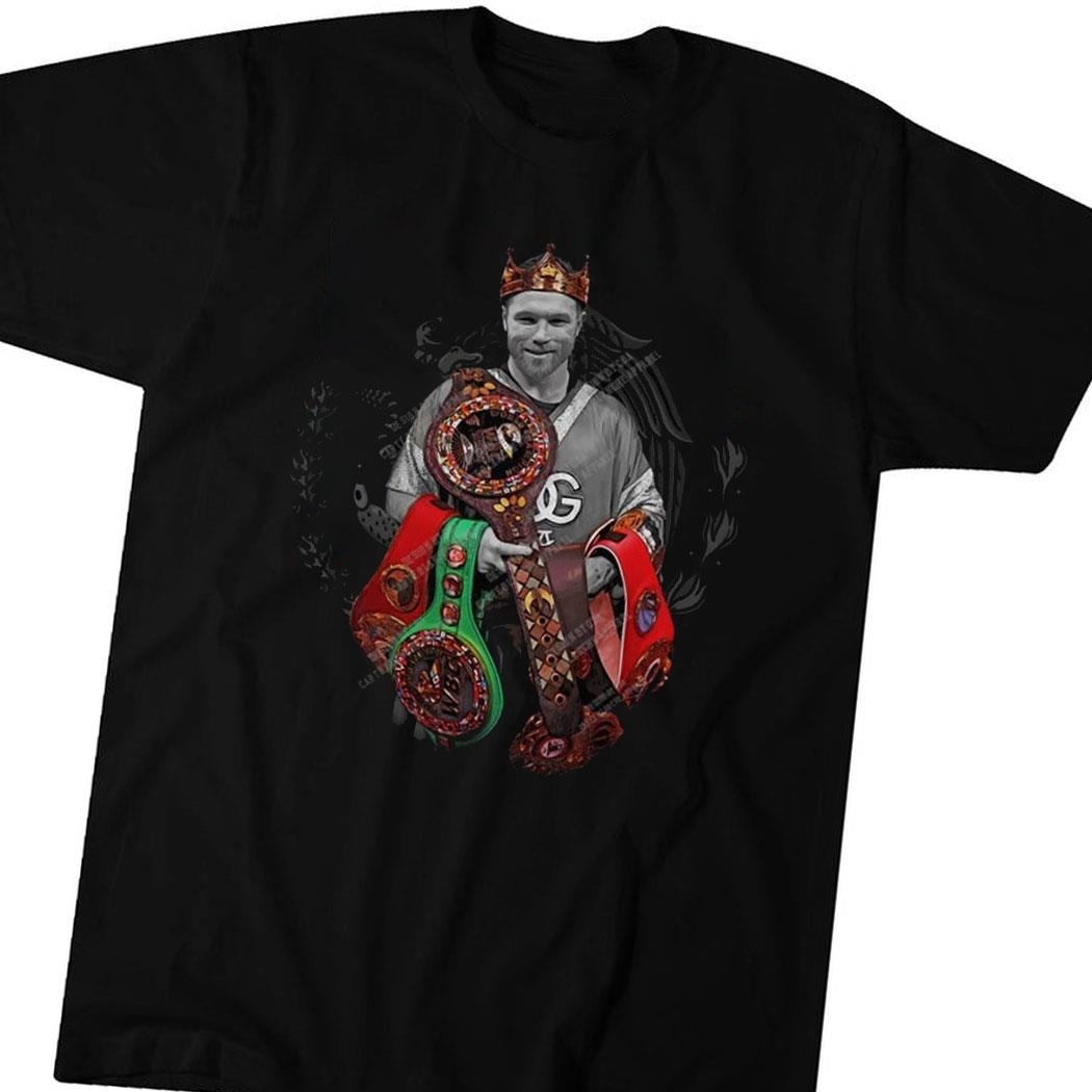 Canelo Alvarez Canelo Alvarez Undisputed King Mexico Goat Saul Alvarez Shirt Hoodie