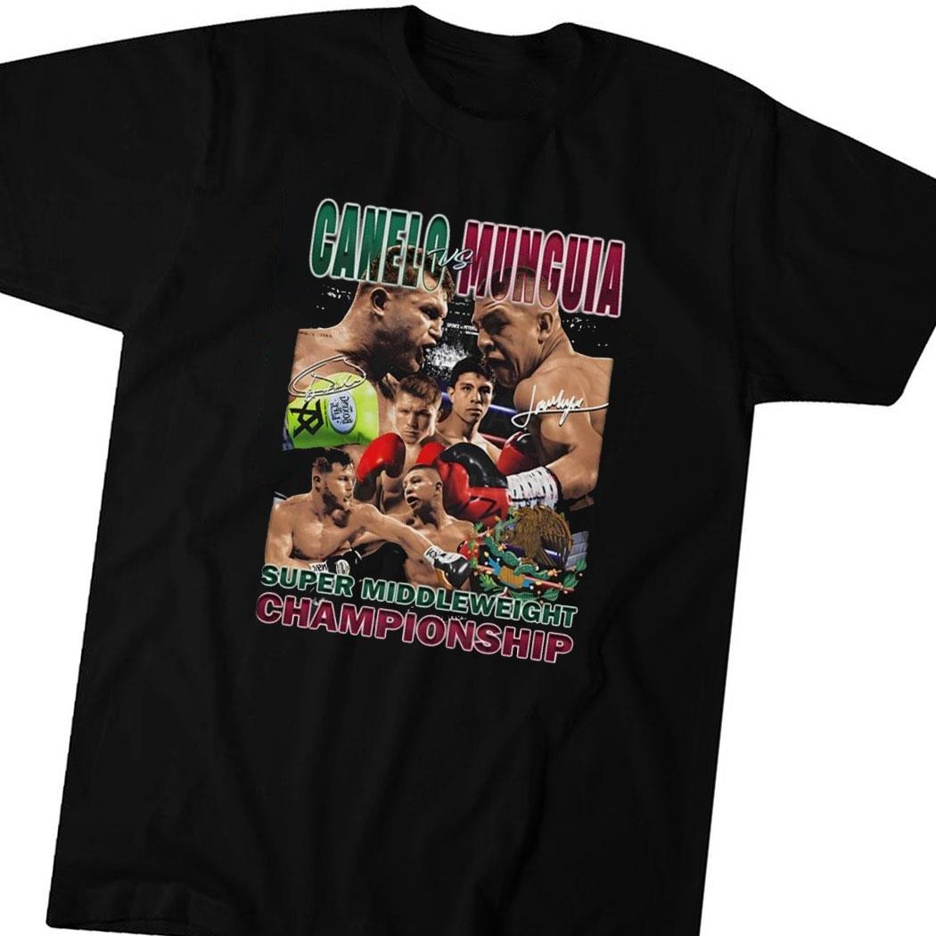 Canelo Alvarez Vs Jaime Munguia Fight Boxing Mexican Fighter Shirt Hoodie
