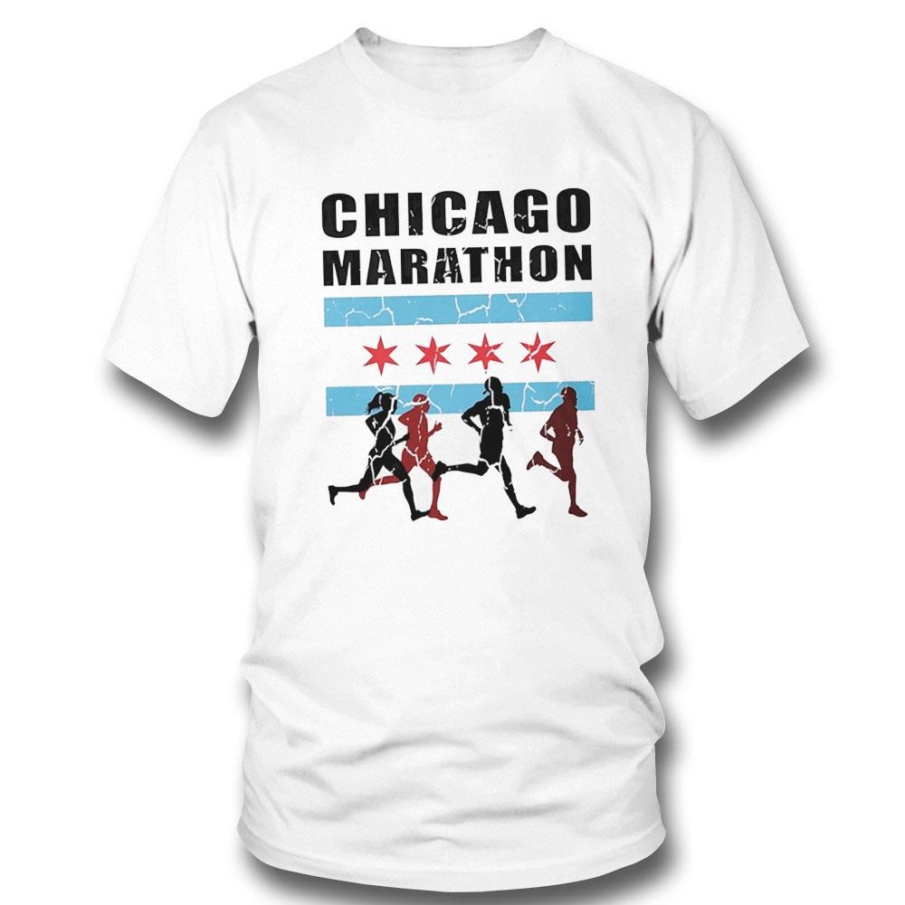 Chicago Marathon Flag Shirt Hoodie