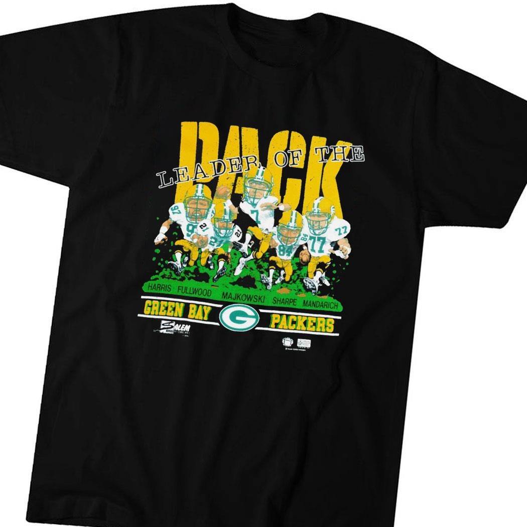 Green Bay Packers Leader Of The Pack Harris Fullwood Majkowski Sharpe Mandarich Tee Hoodie Green Bay Packers Leader Of The Pack Harris Fullwood Majkowski Sharpe Mandarich Tee Hoodie