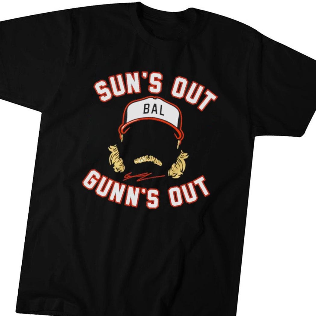 Gunnar Henderson Sun’s Out Gunn’s Out Shirt Hoodie Ladies Tee