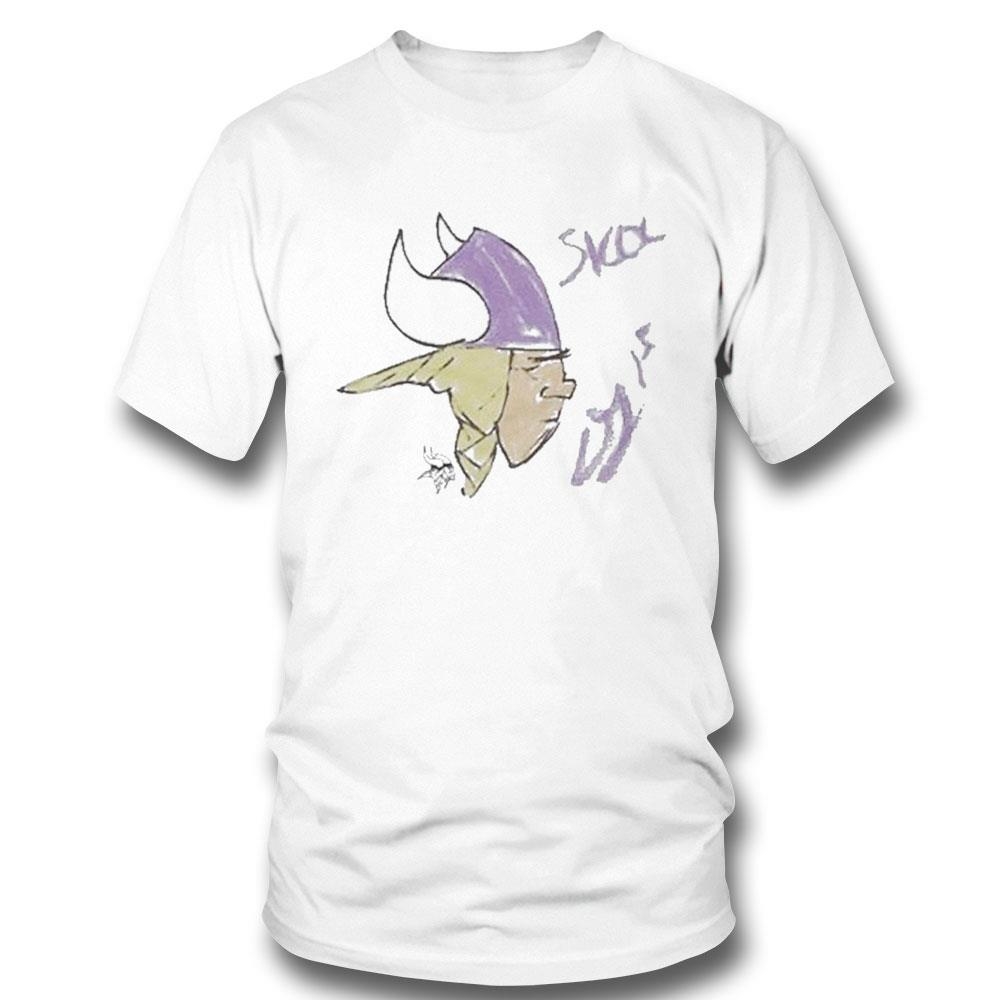 Minnesota Vikings Rookies Paint By Dallas Turner Tee Ls Shirt