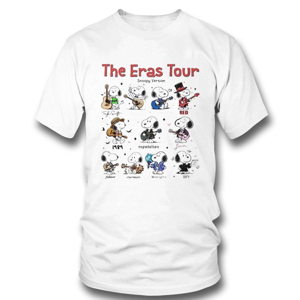 The Eras Tour Snoopy Guitar Version Tee Ls Shirt