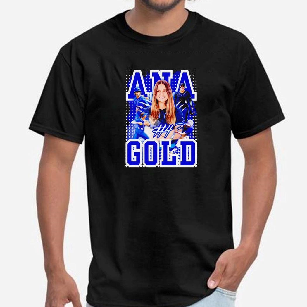 Ana Gold 4 Player Vintage Shirt Ladies Tee