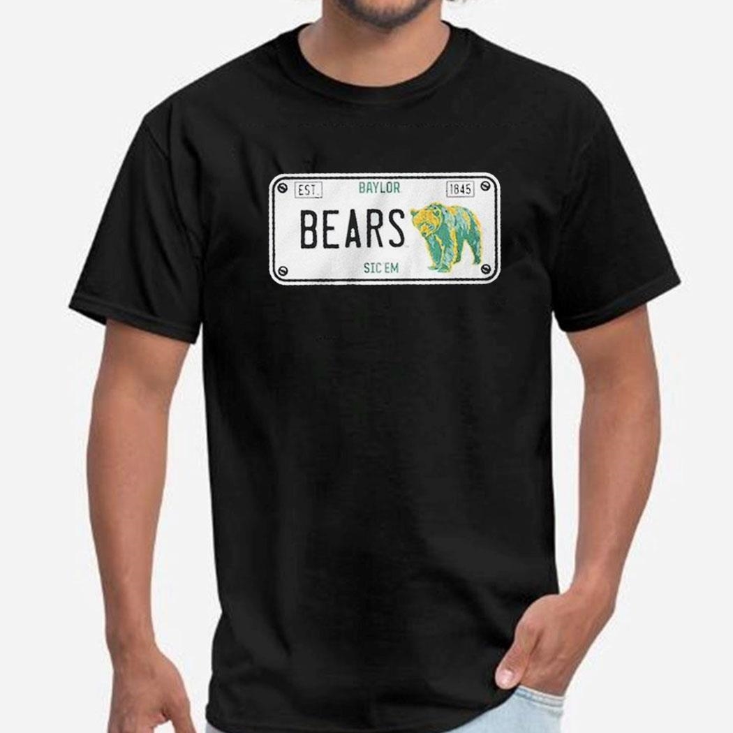 Baylor Bears Sicem Est 1845 T-shirt Ladies Tee